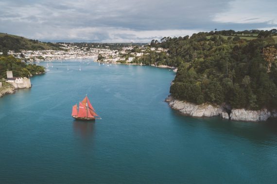 Pilgrim of Brixham sailing out of Dartmouth