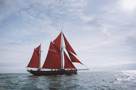 Classic sailing pilgrim